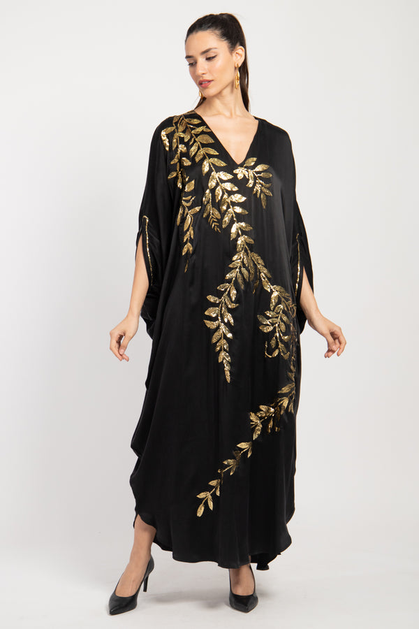 Darine Silk Black Tareq Gown