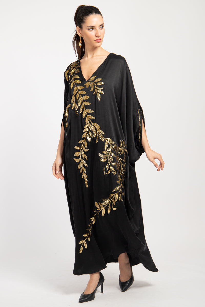 Darine Silk Black Tareq Gown