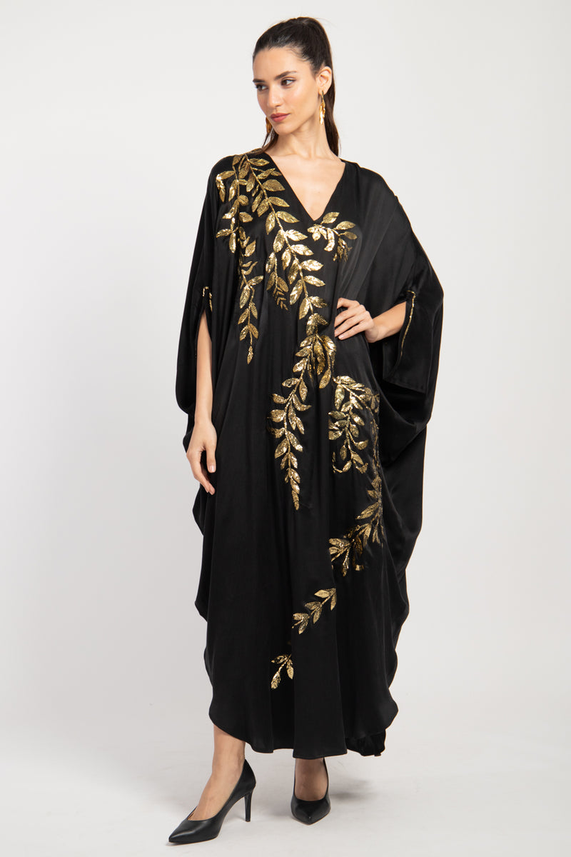 Darine Silk Black Tareq Gown