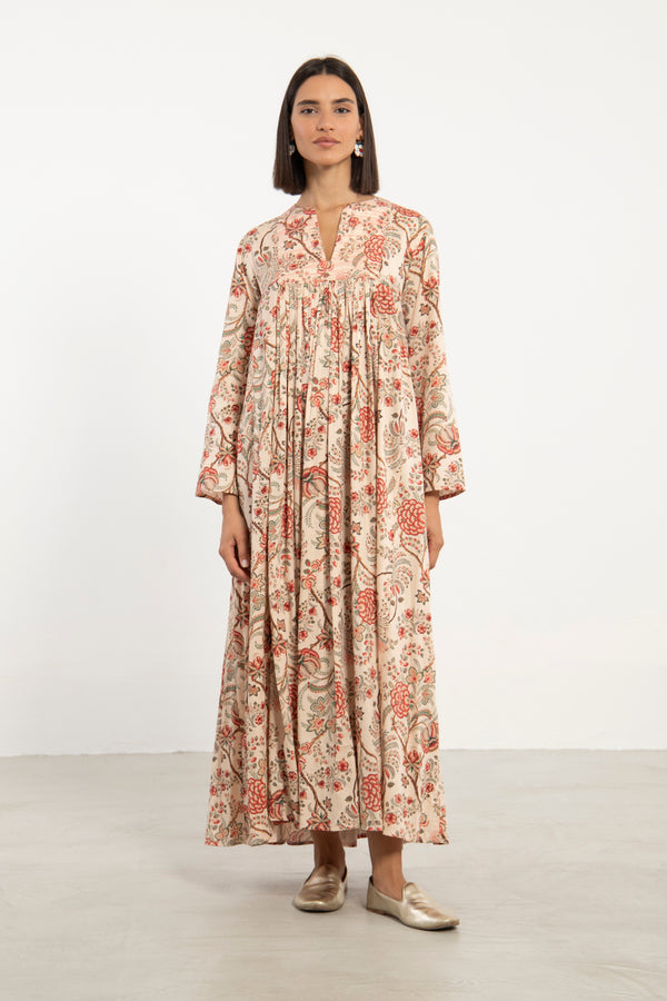 Farida Cotton Printed Dress