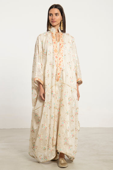 Marrakesh Silk Georgette Embroidered Abaya