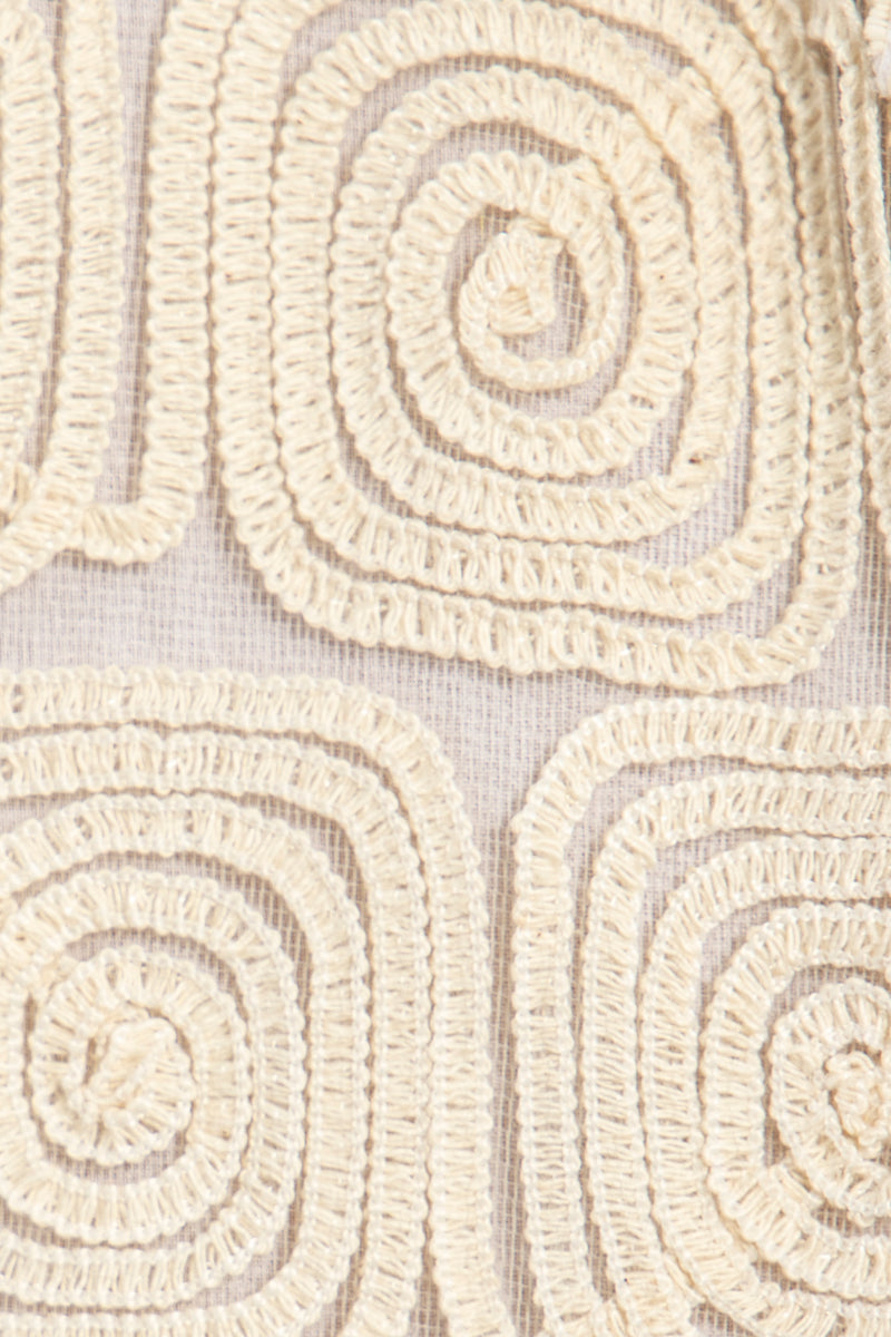 Helen Corded Embroidery on Tulle Dress