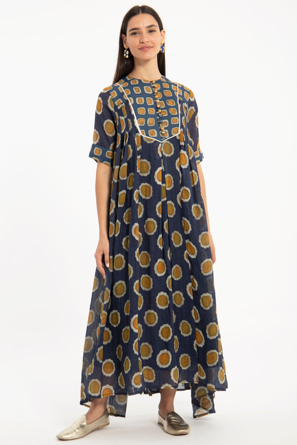 Saria Ramie & Cotton Flowing Dress