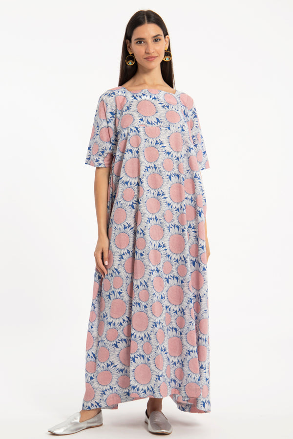 Jomaa Liberty Cotton Sunflowers Dress