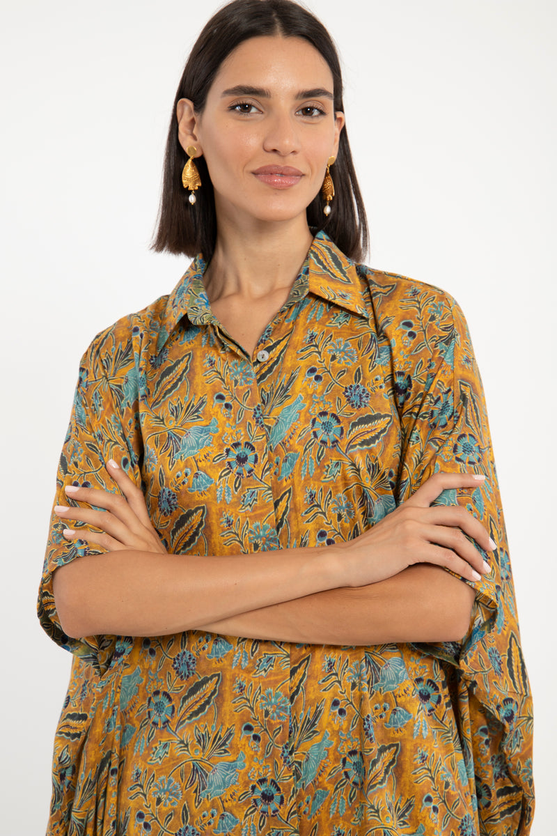 Edith Printed Cotton Jellaba