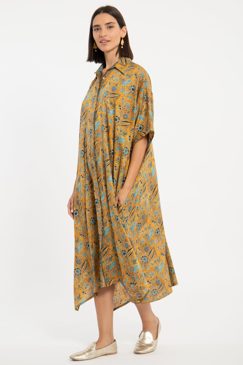 Edith Printed Cotton Jellaba