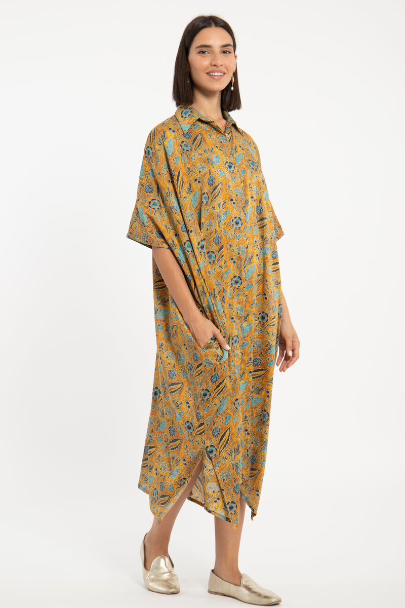 Edith Printed Cotton Jellaba
