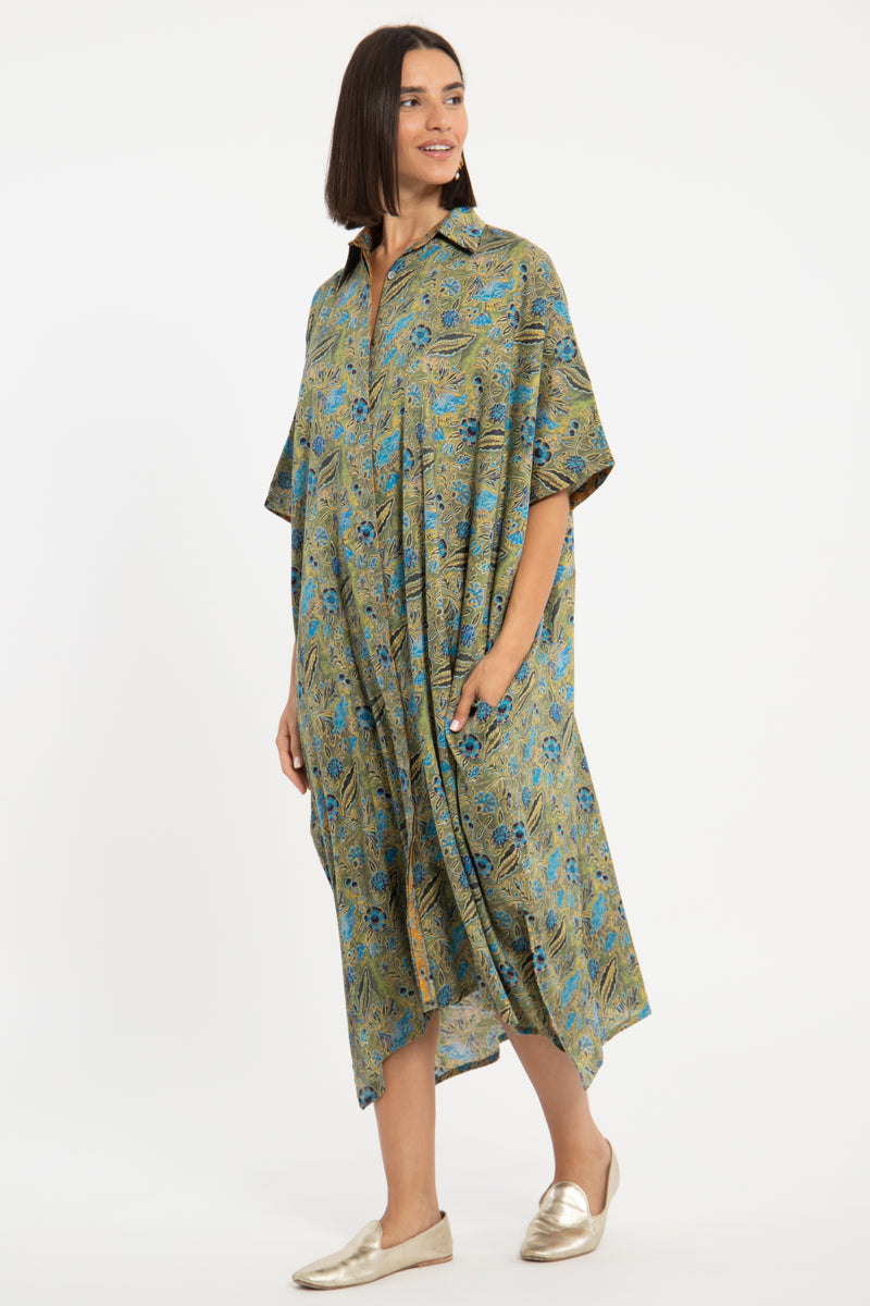 Edith Printed Cotton Jellaba