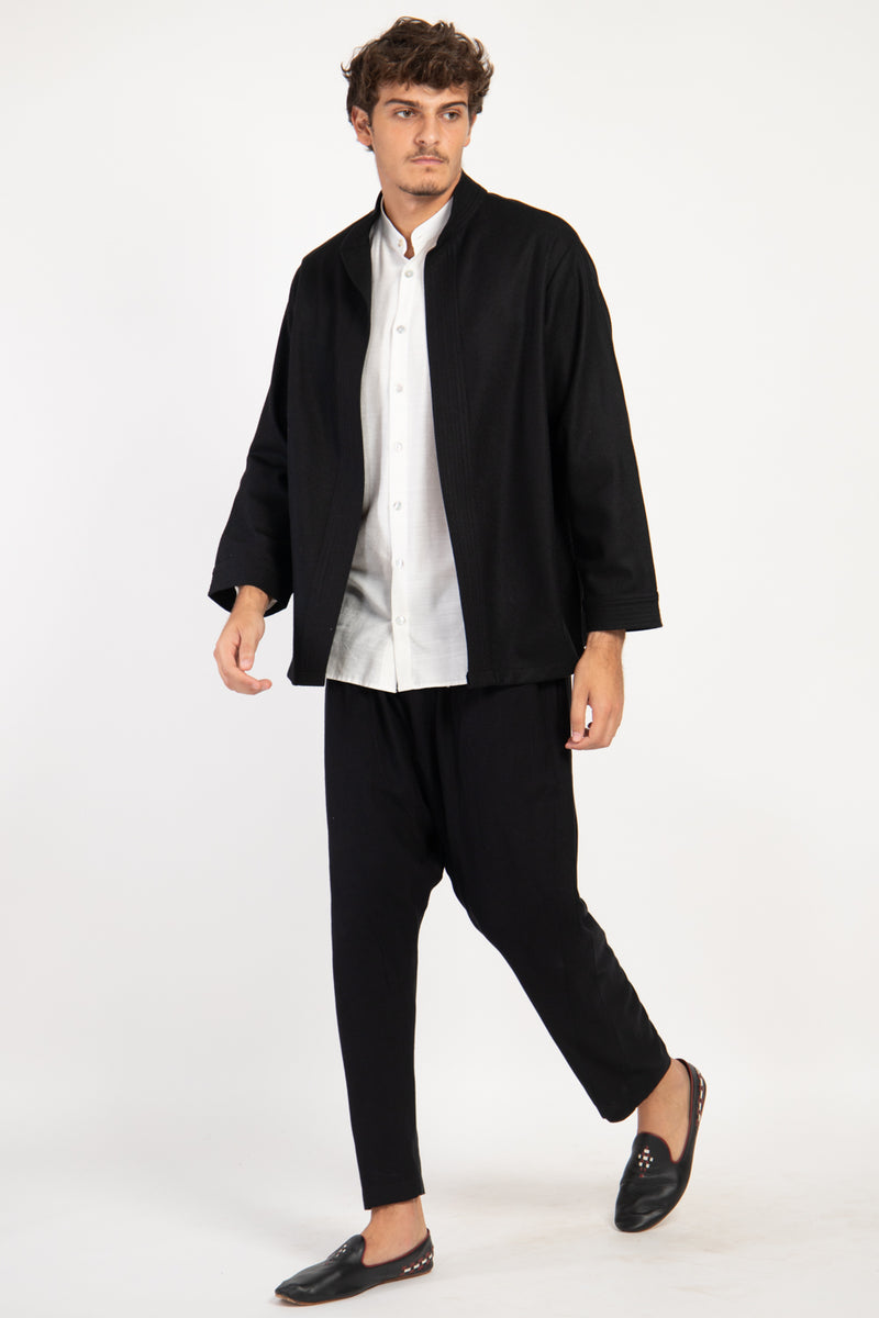 Nobro Lambswool Black Jacket