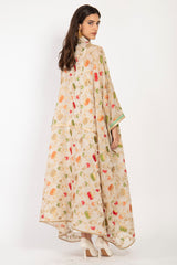 Marrakech Silk Floral Embroidered Abaya