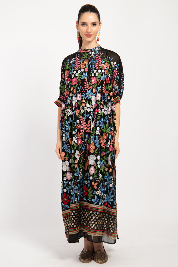 Helen Georgette Embroidered Dress