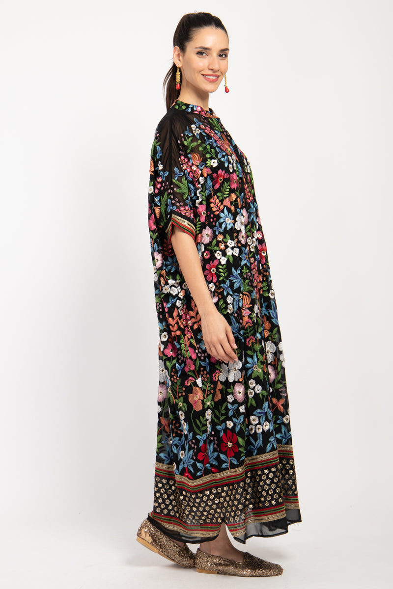Helen Georgette Embroidered Dress