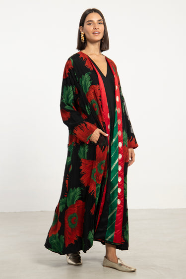 Malaki Floral Cotton Coat
