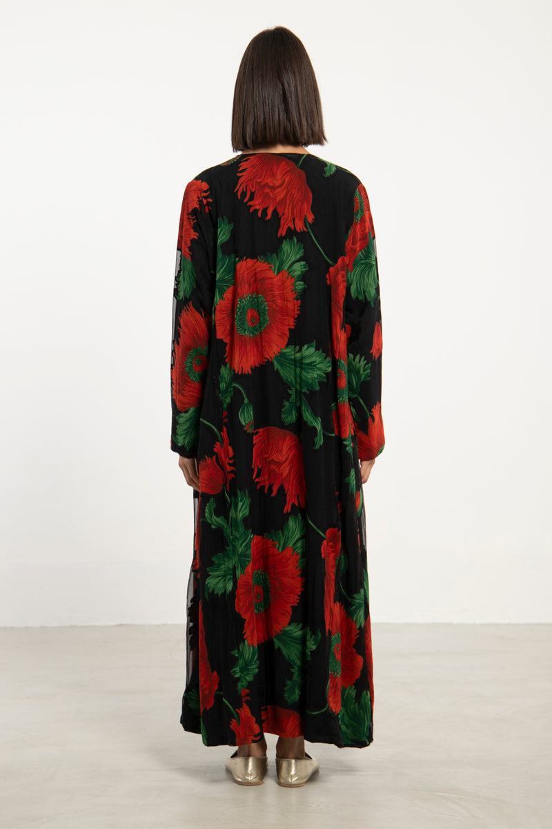 Malaki Floral Cotton Coat