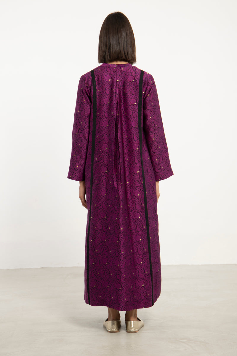 Chafa Cotton Silk Blend Plum Set