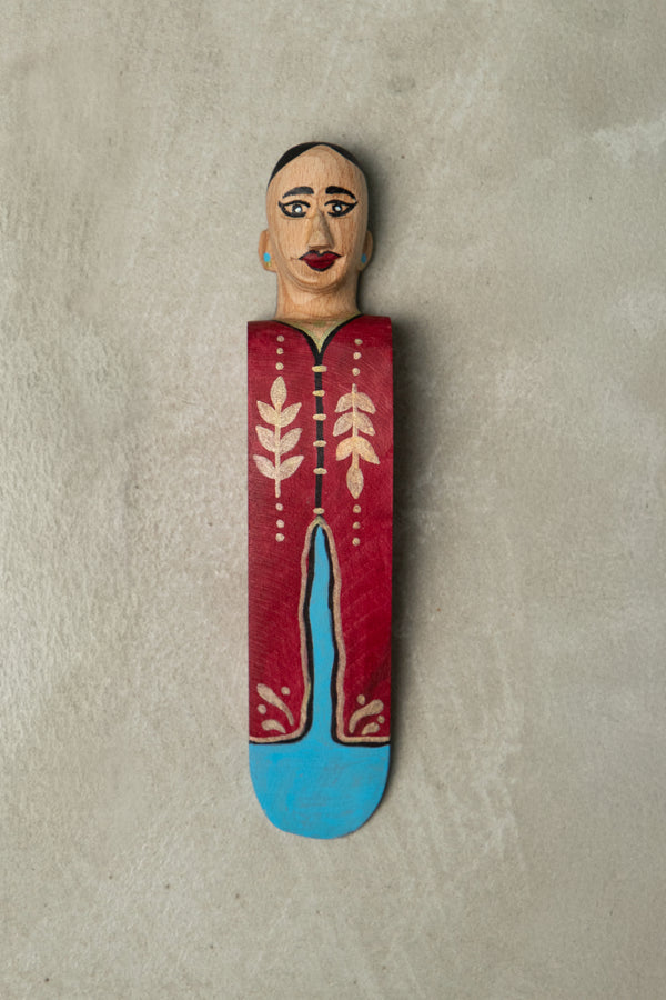 Madam Wooden Door Stopper