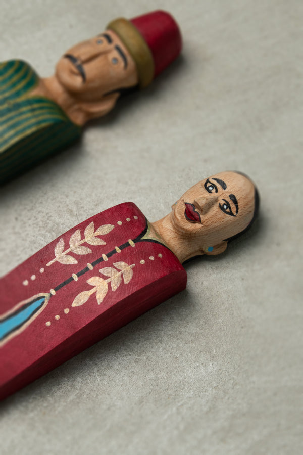 Madam Wooden Door Stopper