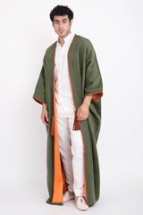 Double Weave Cashmere Wool Abaya