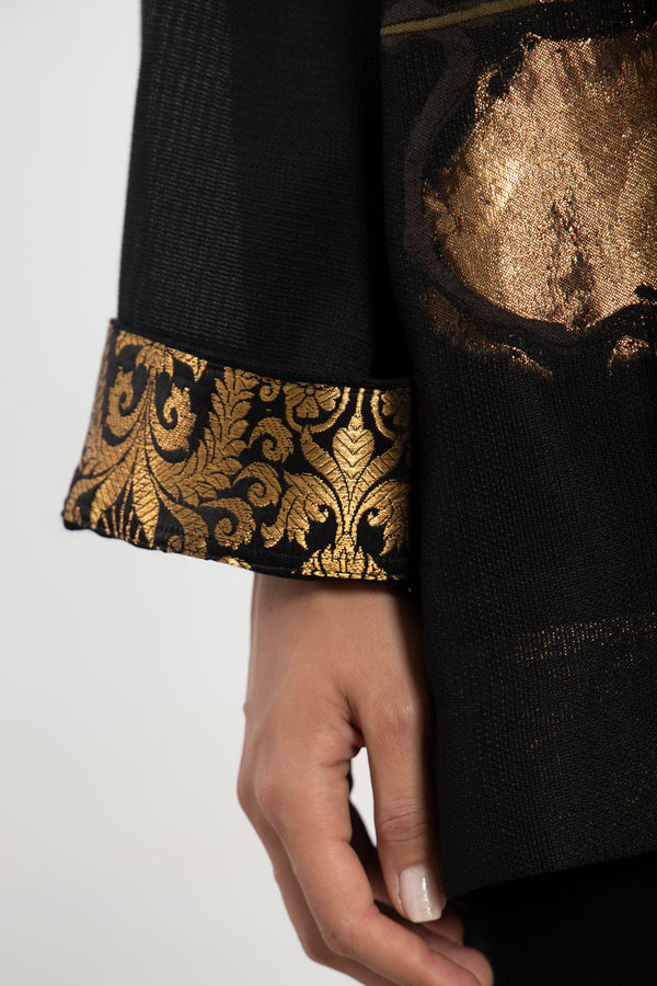 Fay Tulle Black and Gold Jacket
