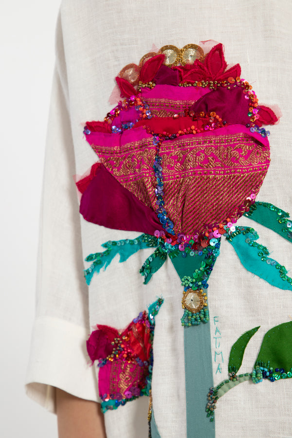 One-Of-a-Kind Helen Rose Hand Embroidered Dress