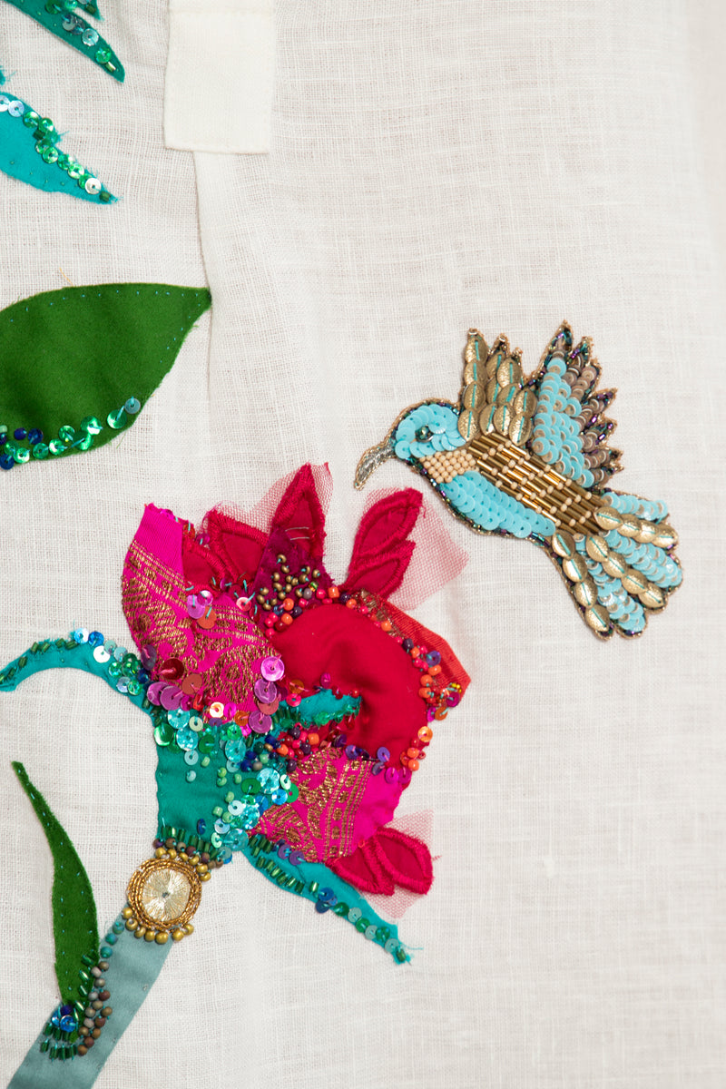 One-Of-a-Kind Helen Rose Hand Embroidered Dress