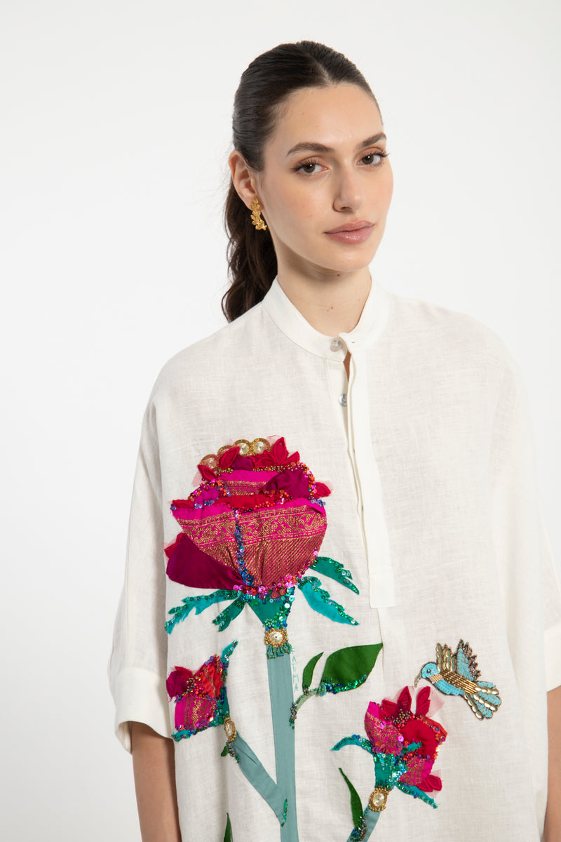 One-Of-a-Kind Helen Rose Hand Embroidered Dress