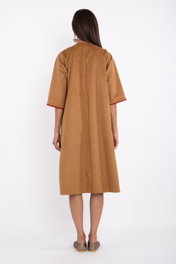 Khamsin Cotton Suede Dress