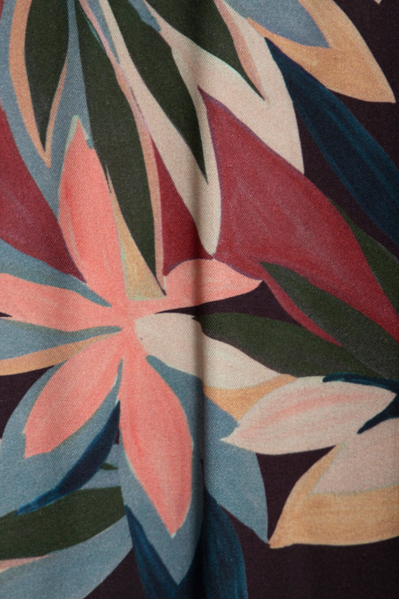 Zamzam Crepe Silk Multicolor Dress