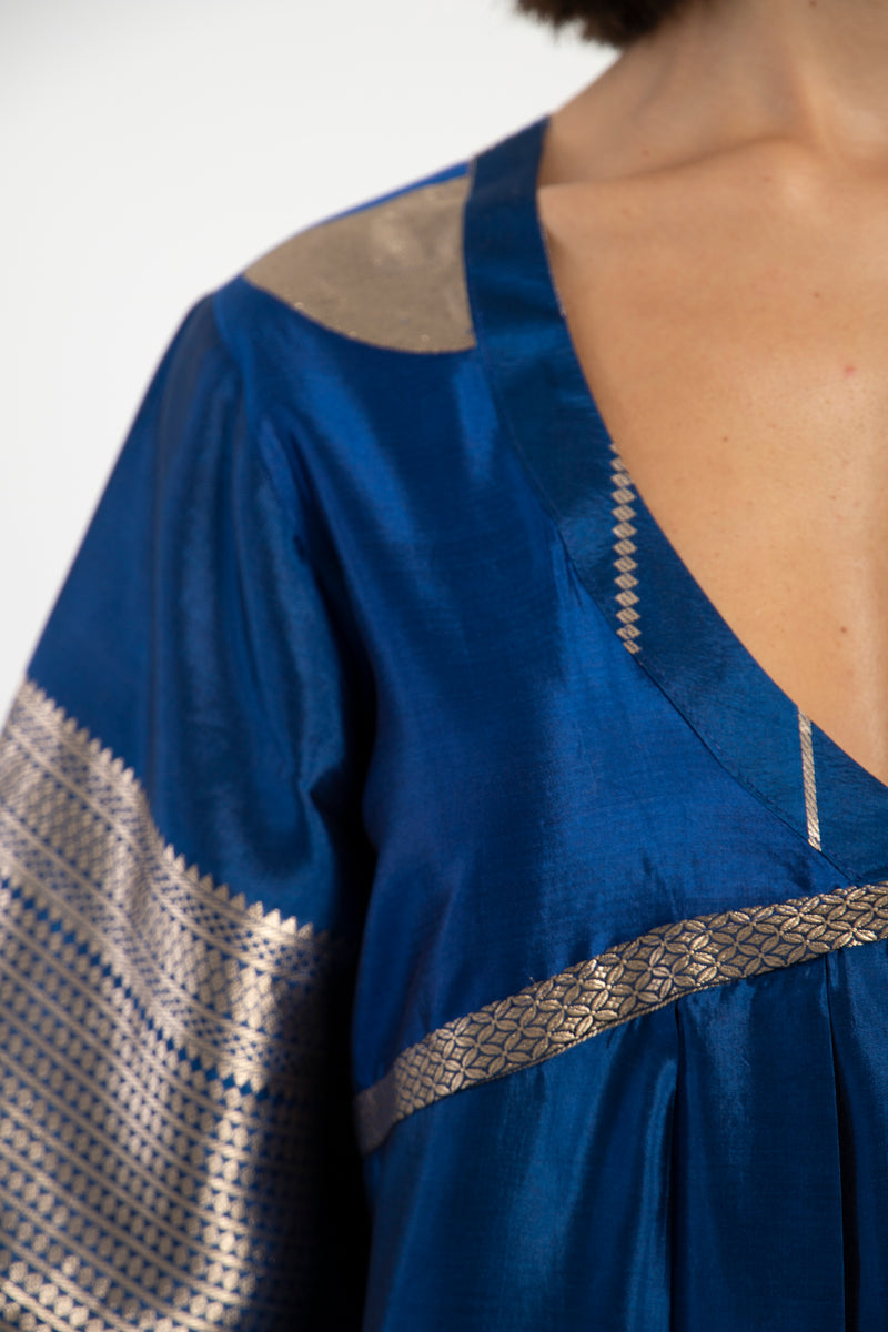 Aida Silk Royal Blue Dress