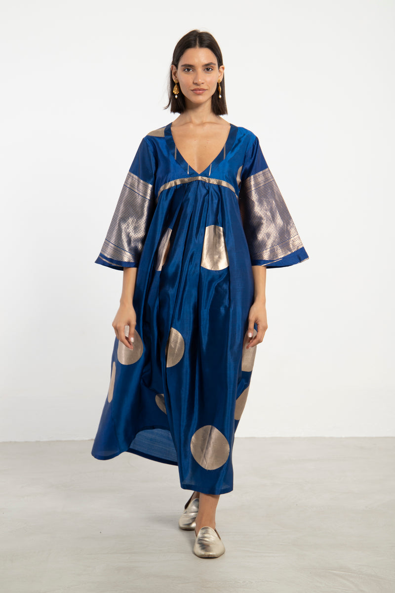 Aida Silk Royal Blue Dress