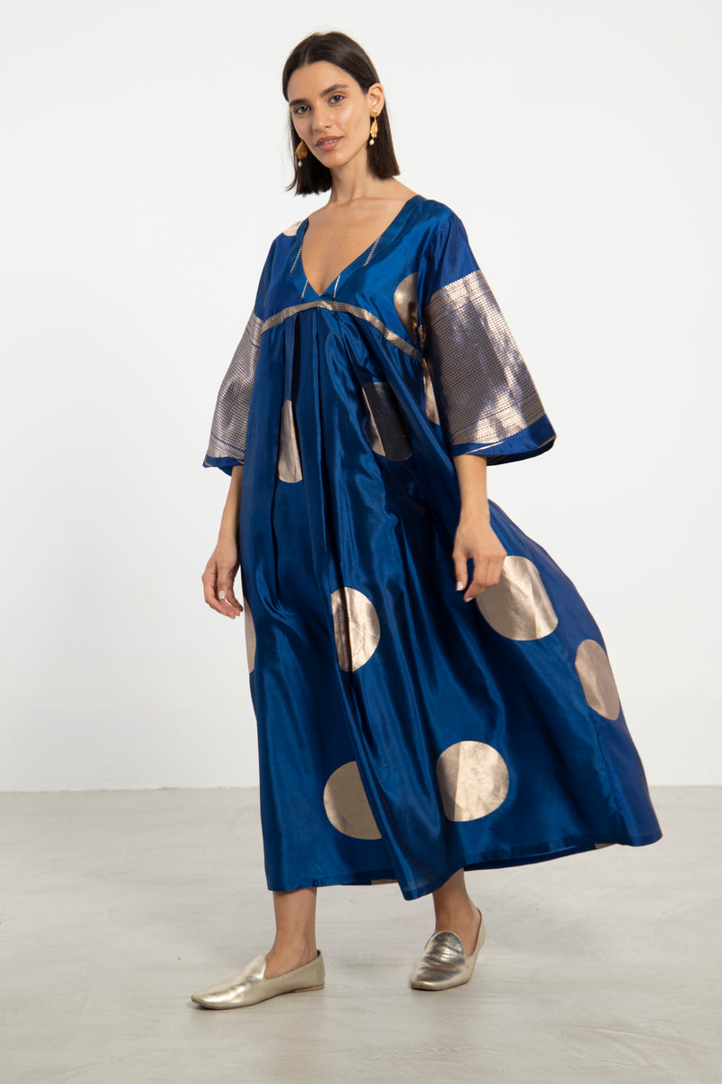 Aida Silk Royal Blue Dress