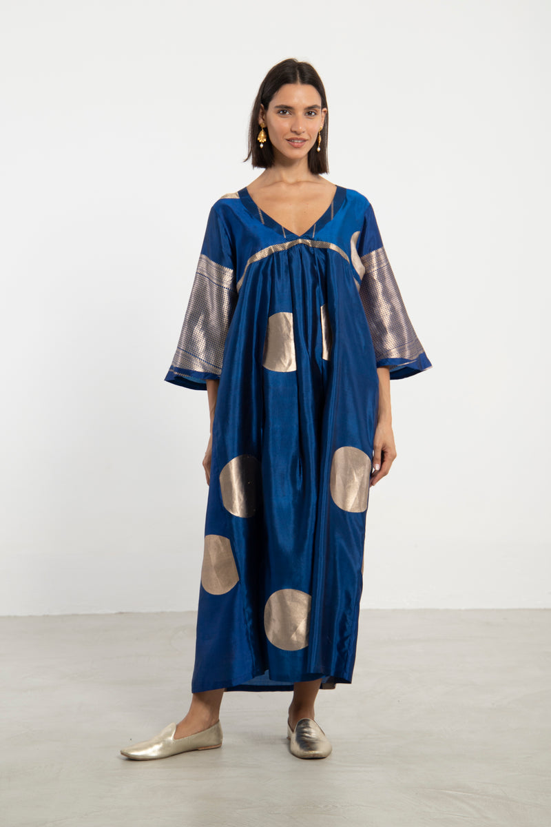 Aida Silk Royal Blue Dress