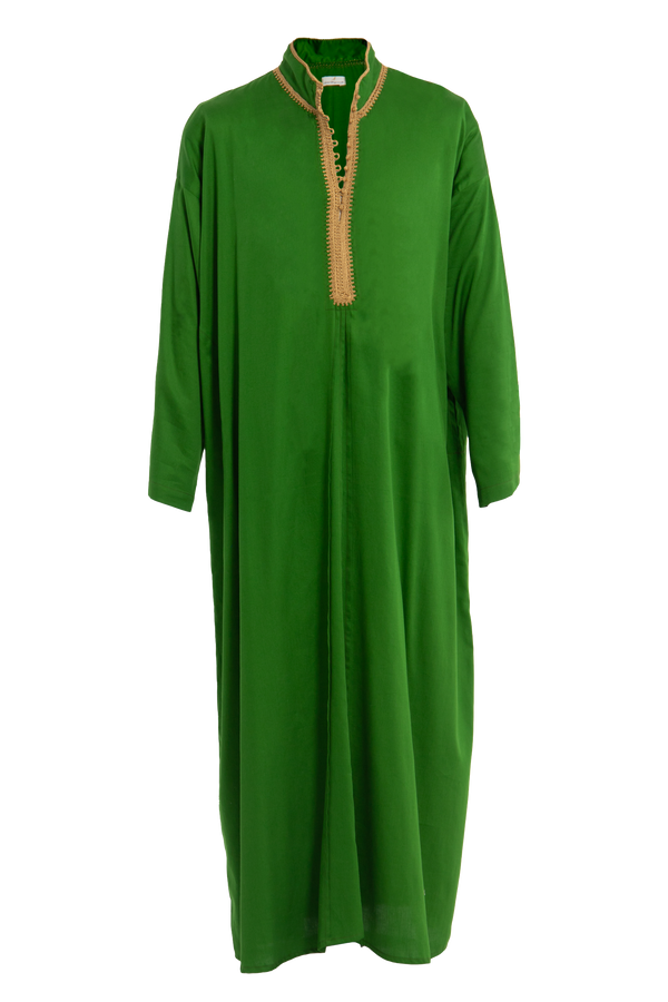Jawad Cotton Emerald Green Jellaba - Men