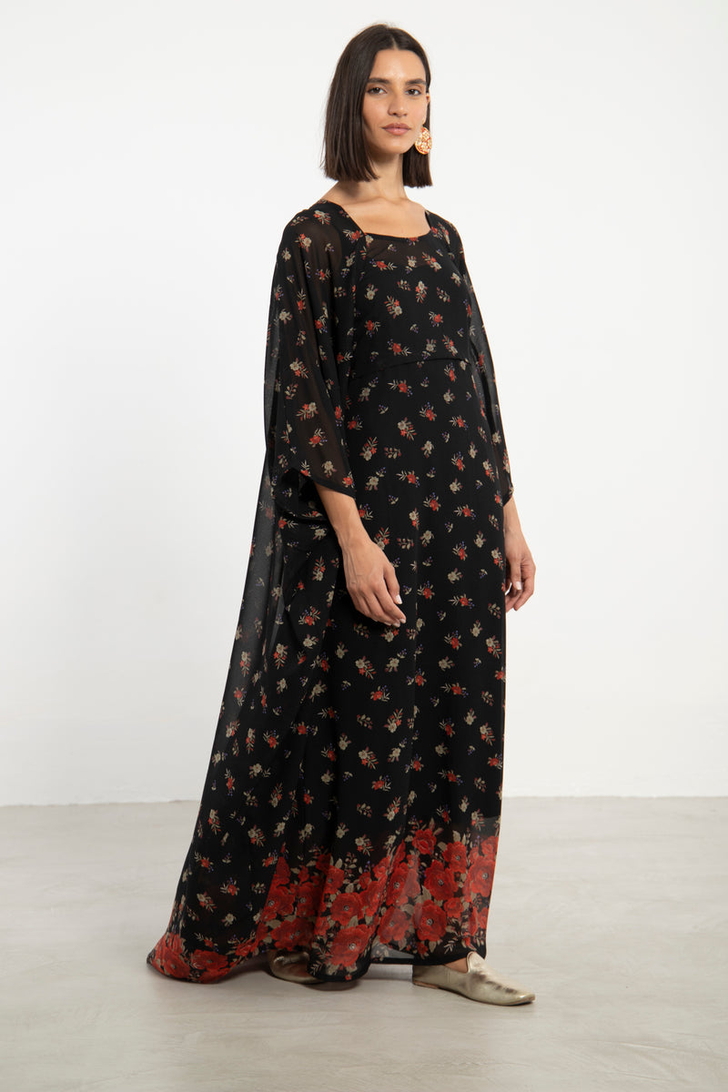 Deli Printed Silk Dress