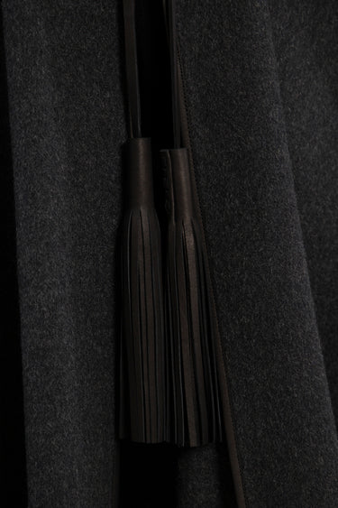 Bactrian Fur Grey Poncho