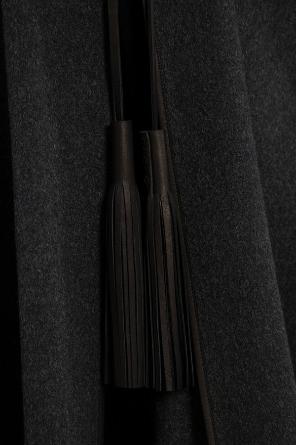 Bactrian Fur Grey Poncho