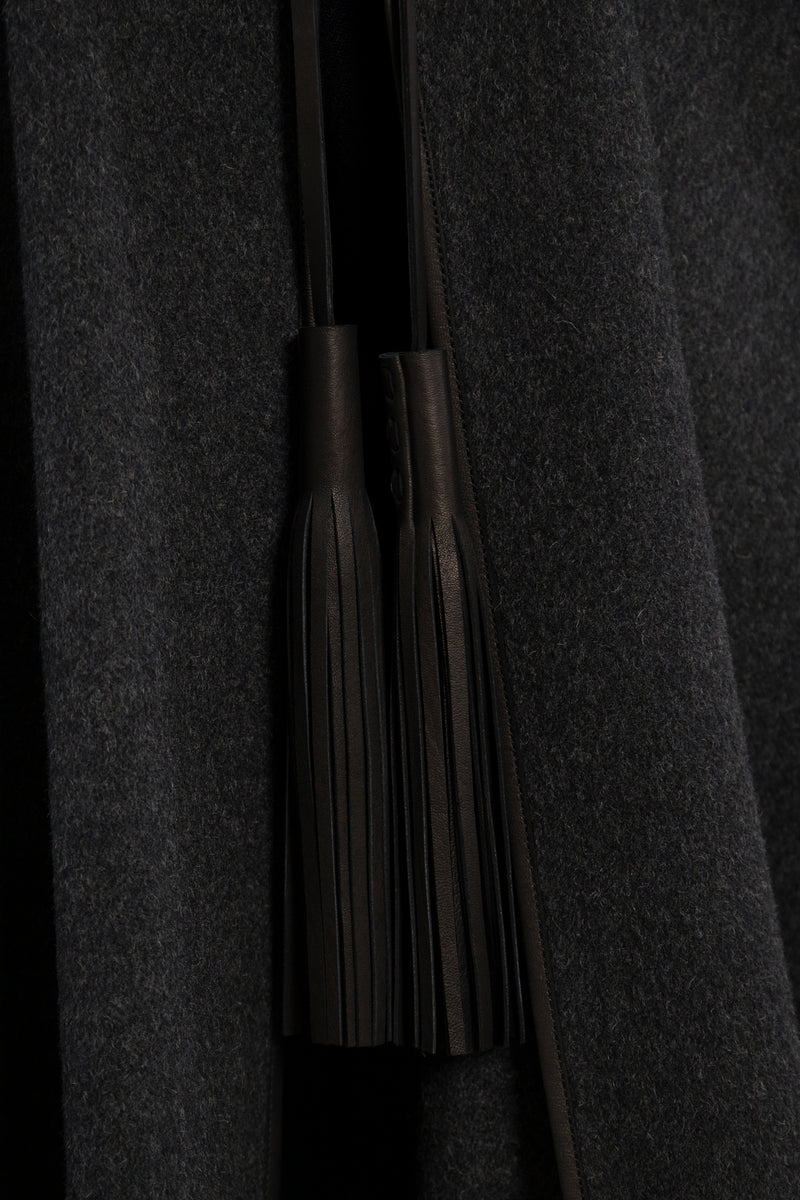 Bactrian Fur Grey Poncho