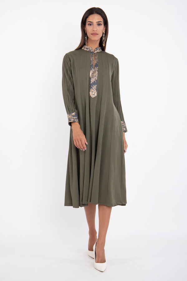 Wouroud Wool Olive Dress