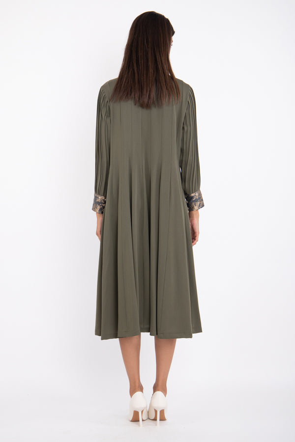 Wouroud Wool Olive Dress