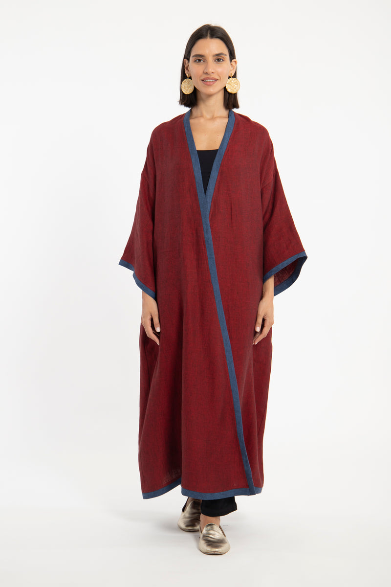 Jamila Linen Abaya