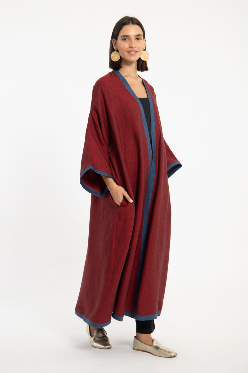 Jamila Linen Abaya