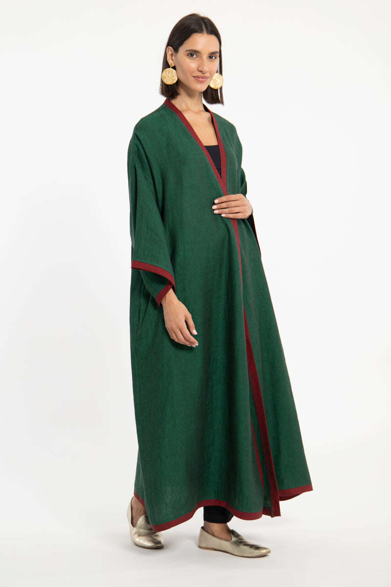 Jamila Linen Abaya