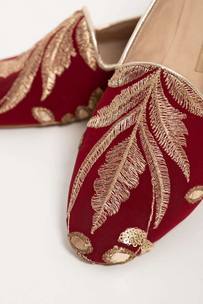 Silk Brocade Babouches