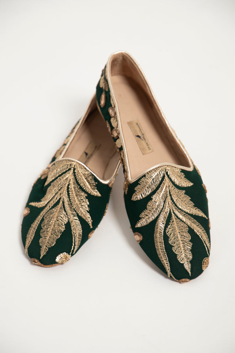 Silk Brocade Babouches