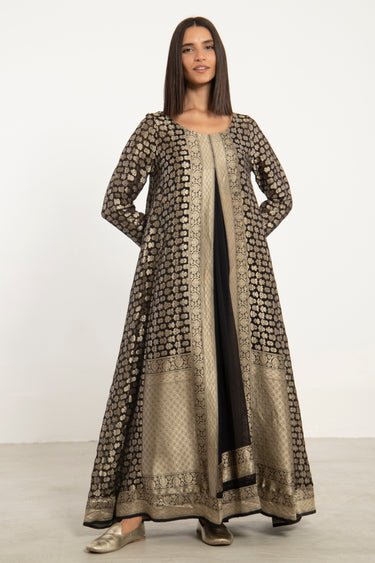 One-Of-a-Kind Souraya Gold & Black Dress
