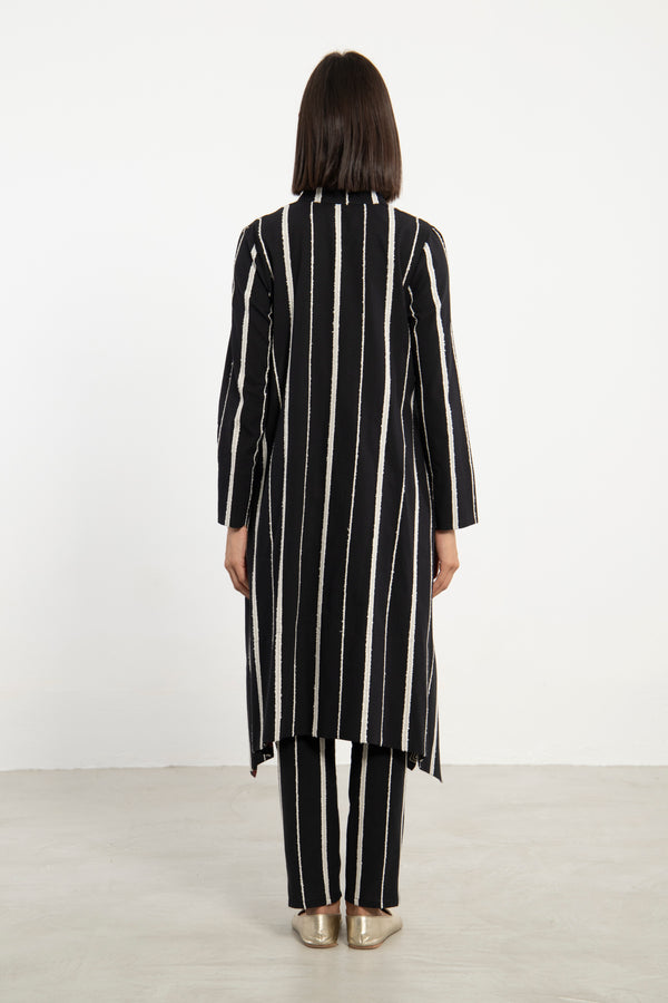 Dalia Cotton Black and White Two-Piece Set