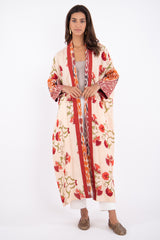 Sherif Cotton Floral Abaya