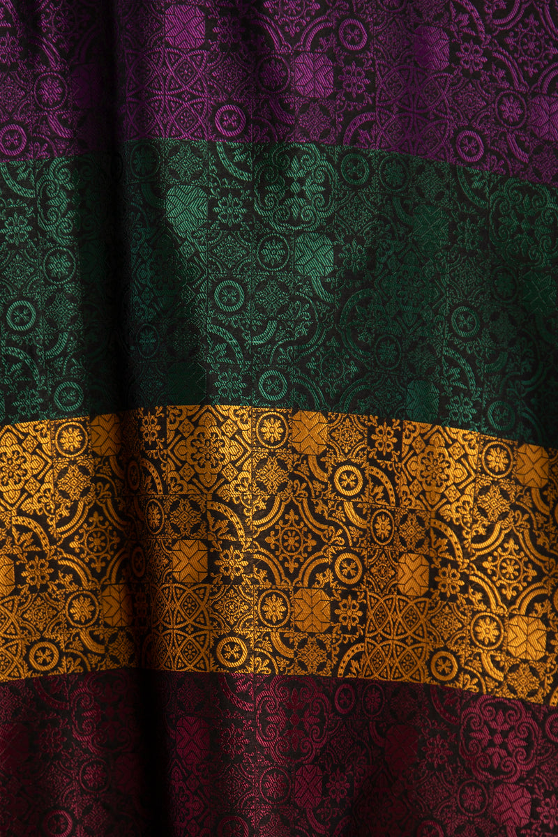 Rabiaa Silk Multicolor Dress