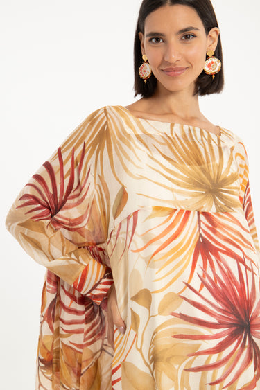Ayyam Linen Printed Dress