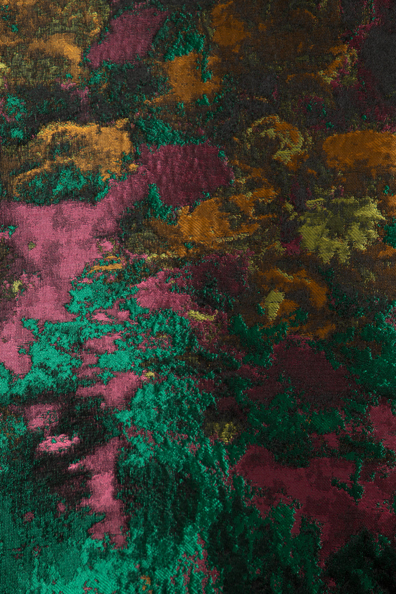 Yasma Cotton Jacquard and Silk Brocade Abaya